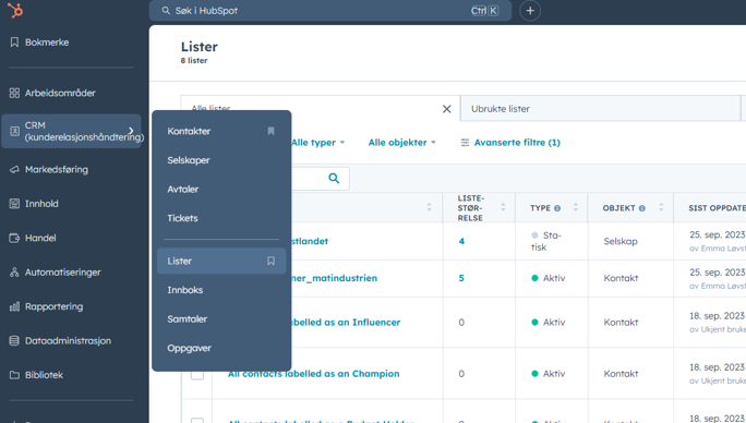 opprett-og-bruk-lister-i-hubspot-1